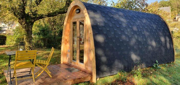 Cabane 2/3 Pers Au Camping Les Patis Nazelles-Negron Exteriér fotografie